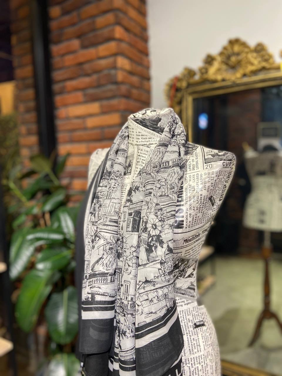 Karl Lagerfeld scarf