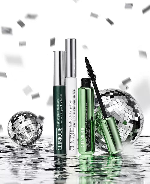 Clinique High Impact Lash Line-Up 3-piece beauty set.