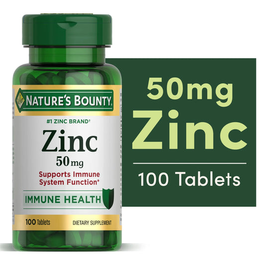 Nature's Bounty Zinc 50 mg Caplets