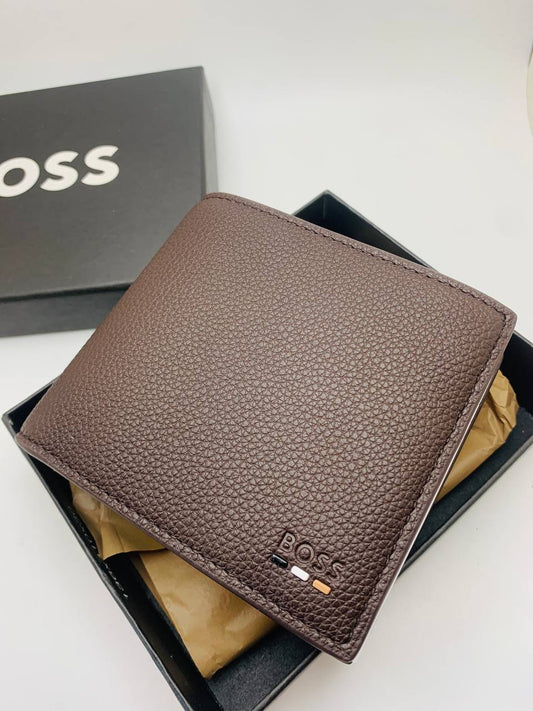 Boss brown wallet