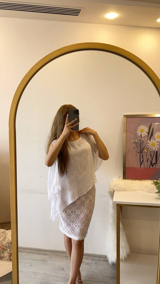 Connected apparel dress