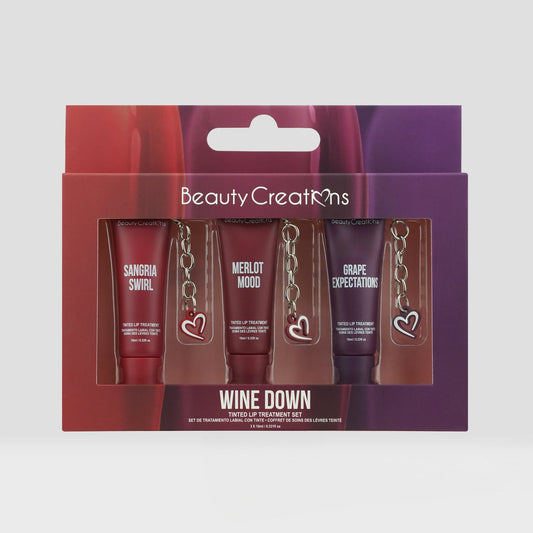 Beauty creations wine down tinted lip treatment set