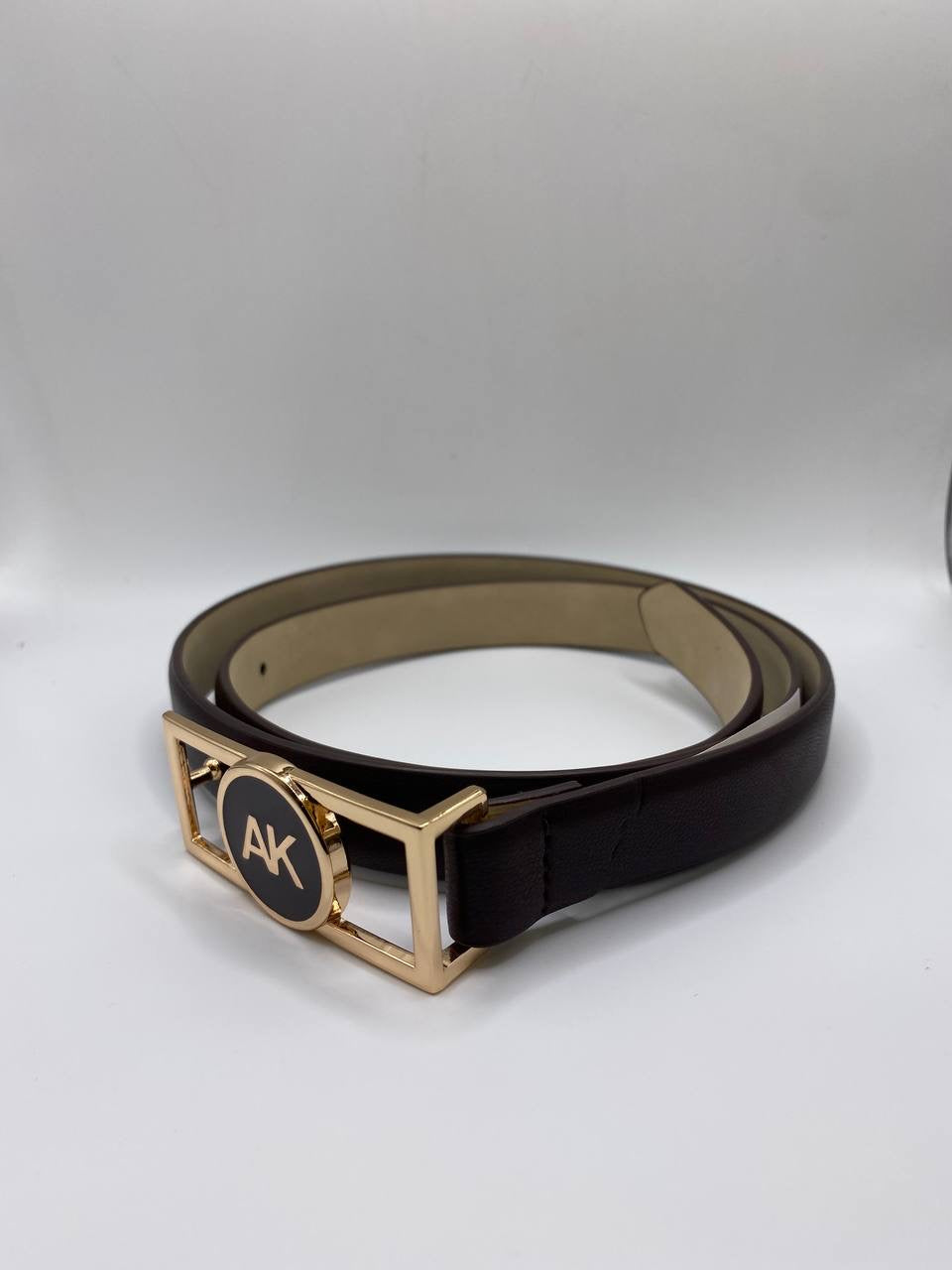 Anne Klein belt size small dark brown