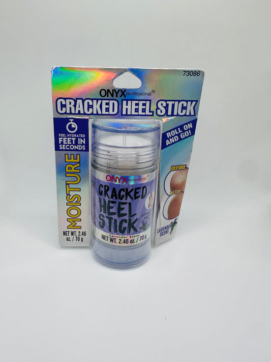 Onyx Professional Cracked Heel Stick, a moisturizing heel balm designed to treat dry and cracked heels