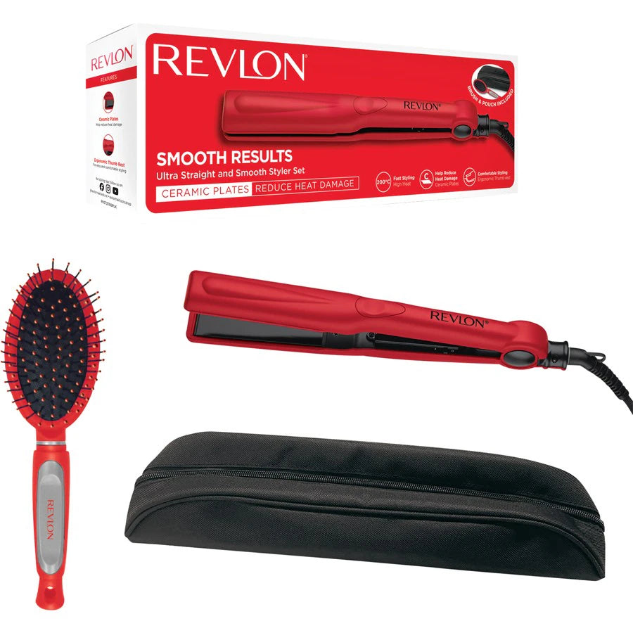 Revlon Straighteners
Smooth Results Ultra Straight & Smooth Styler Set