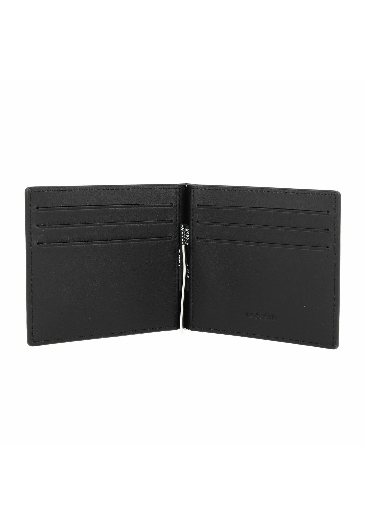 Lacoste Folding Wallet With Bill Clip