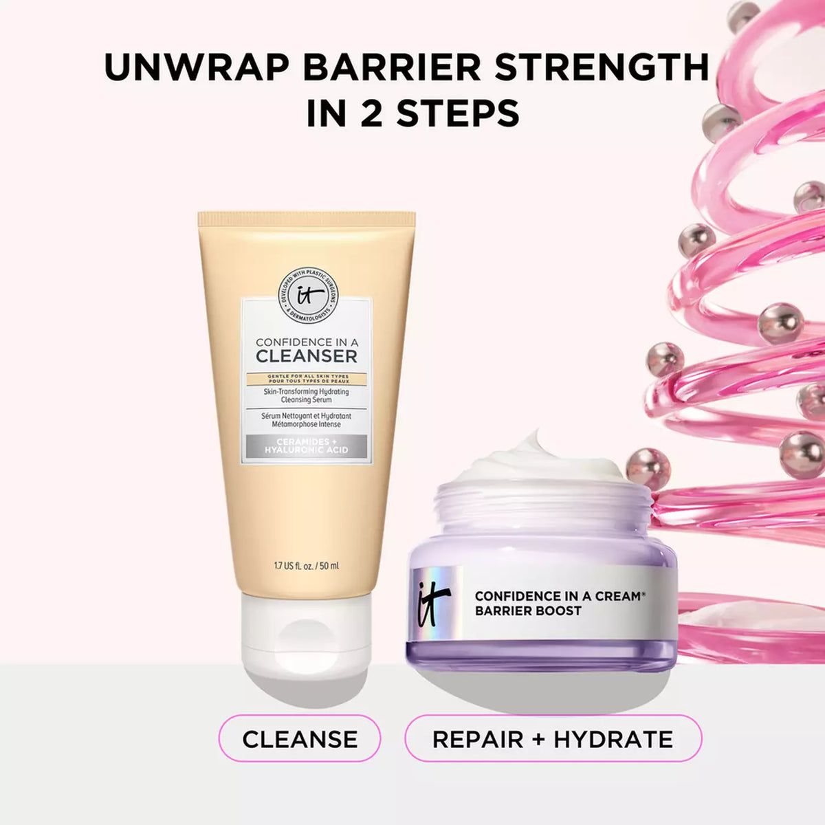 IT Cosmetics Unwrap Skin Barrier Strength Skincare Set