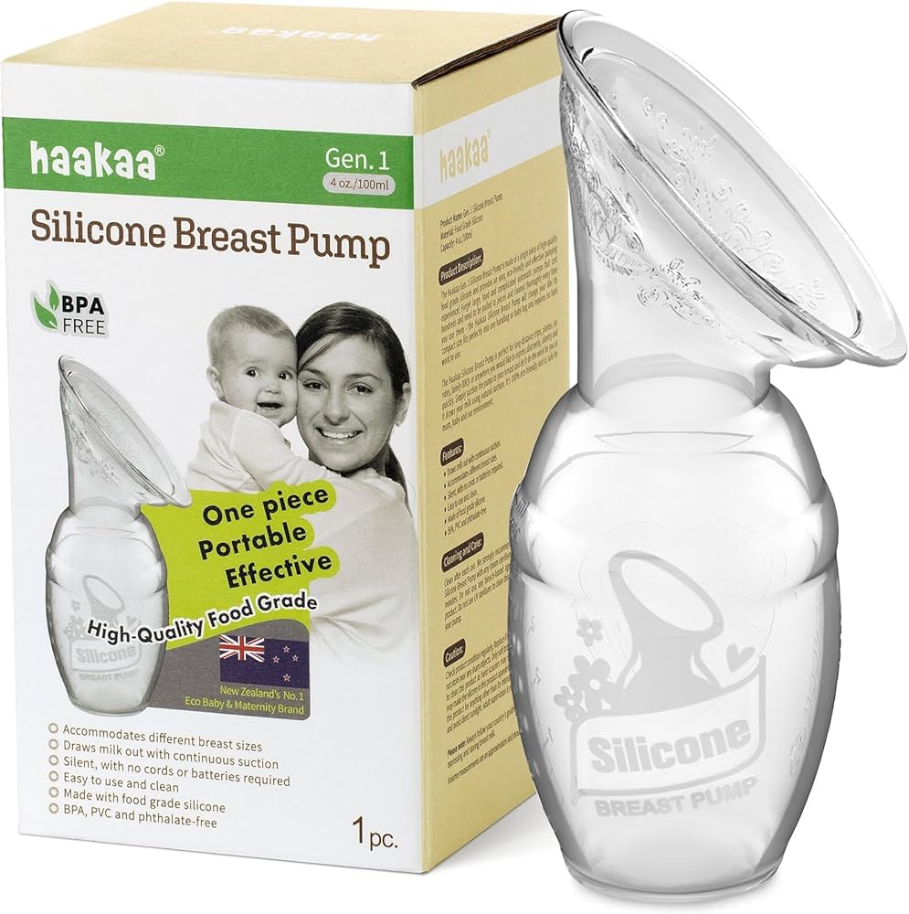 haakaa Manual Breast Pump 4oz/100ml