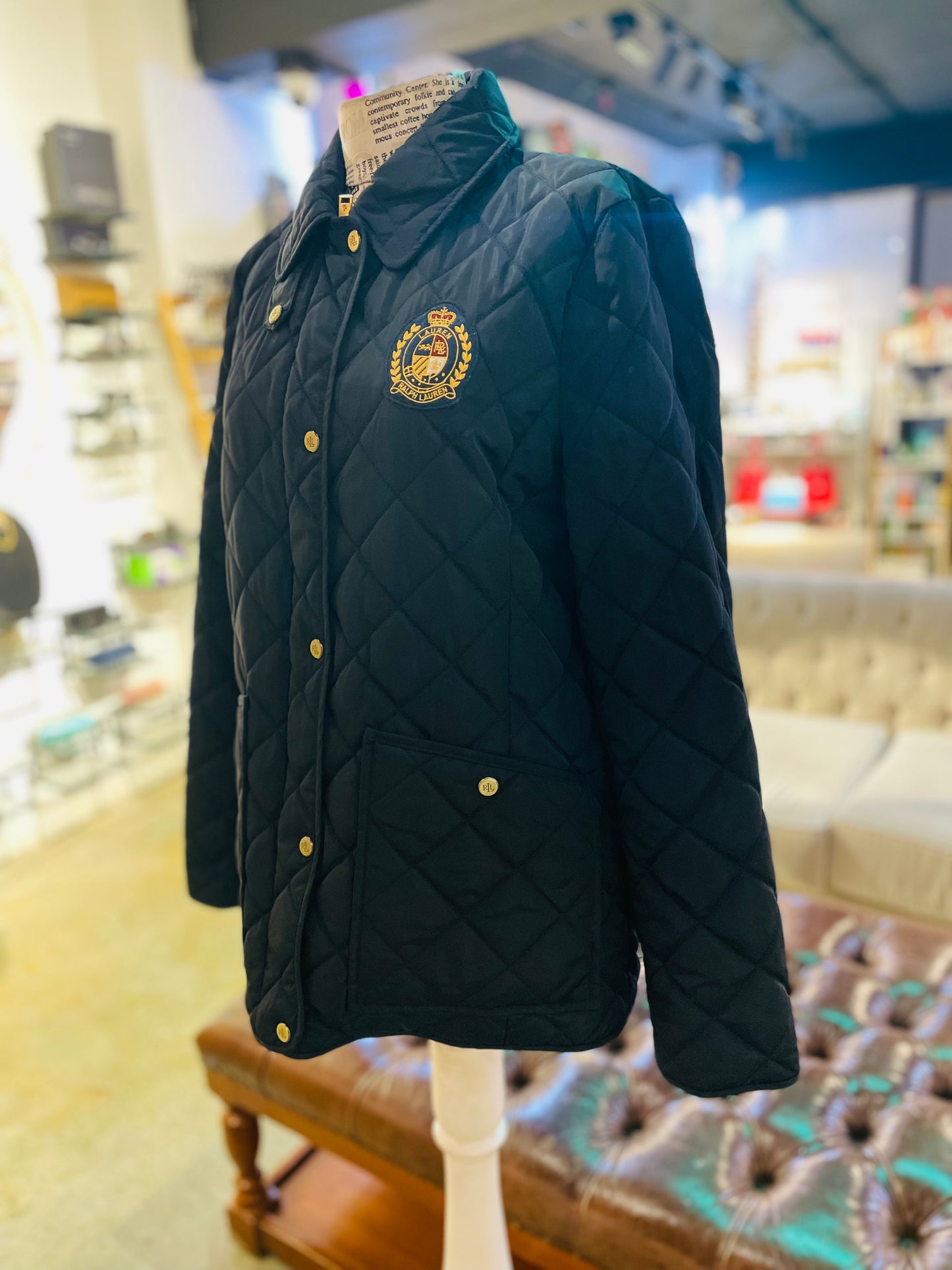 Ralph Lauren coat navy