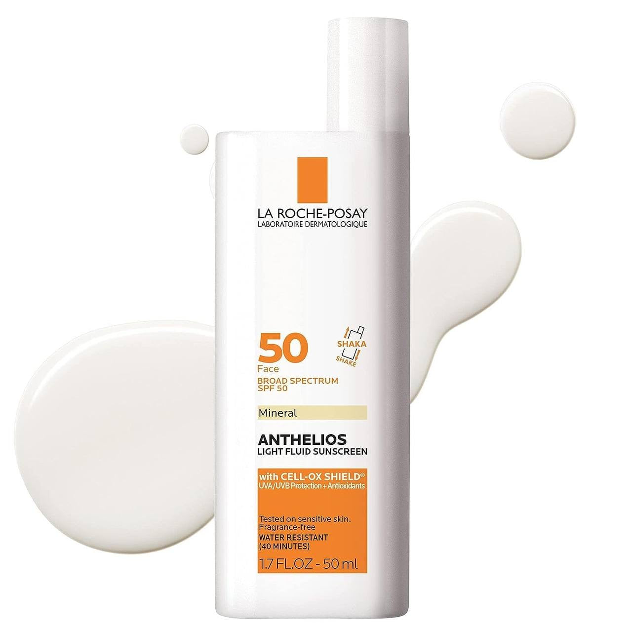 La Roche-Posay Anthelios Light Fluid Sunscreen is suitable for all skin types, including sensitive skin 50ml