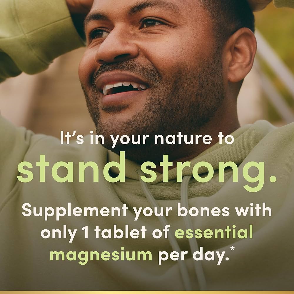 Nature's Bounty Magnesium 500 mg Tablets, Whole Body Support