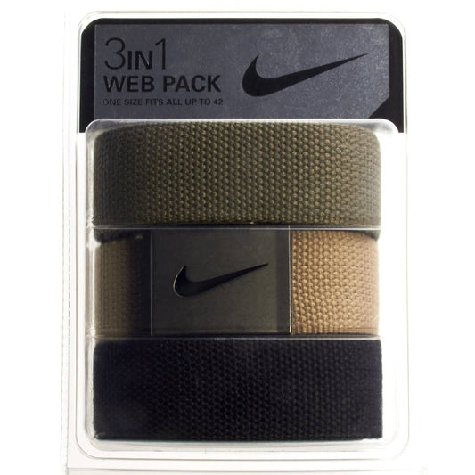 Nike Men's 3-in-1 Web Golf Belt Pack