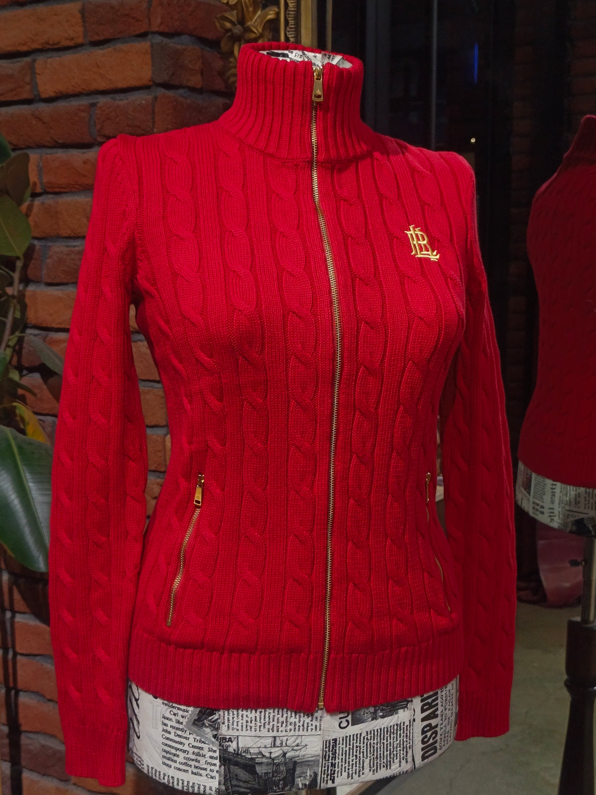 Ralph Lauren zipper sweater Xsmall