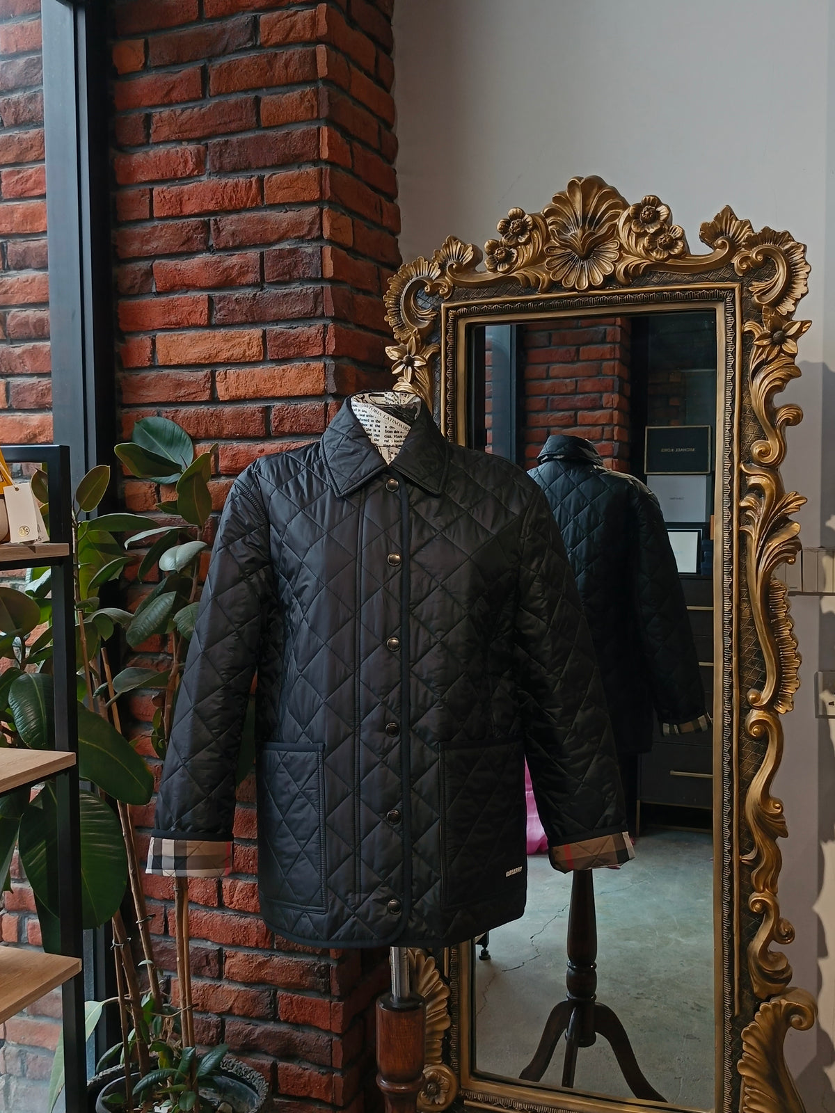 Burberry coat size medium