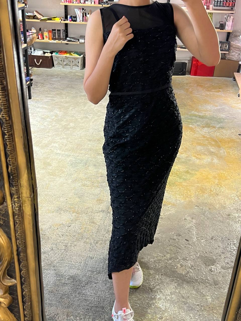 Connected apparel dress
