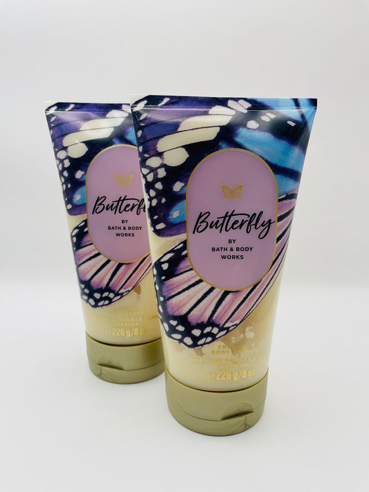 Butterfly by bath and body works body scrub