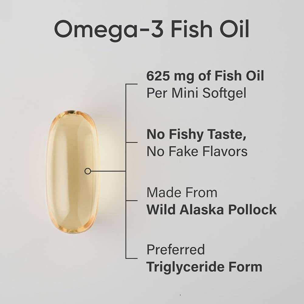 Sports Research Alaskan Omega-3 Fish Oil Mini-Gels 
120 softgels