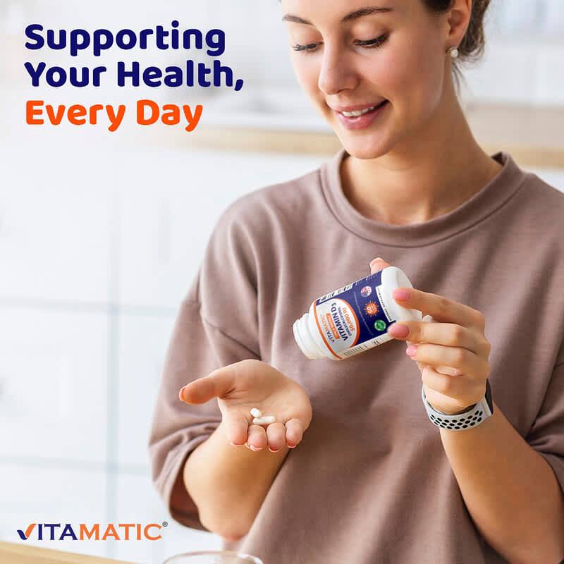Vitamatic Once Weekly Vitamin D3 50,000 IU (60 capsules)