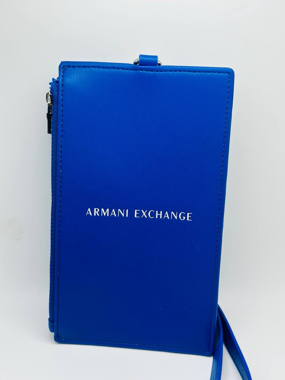 Armani exchange wallet blue