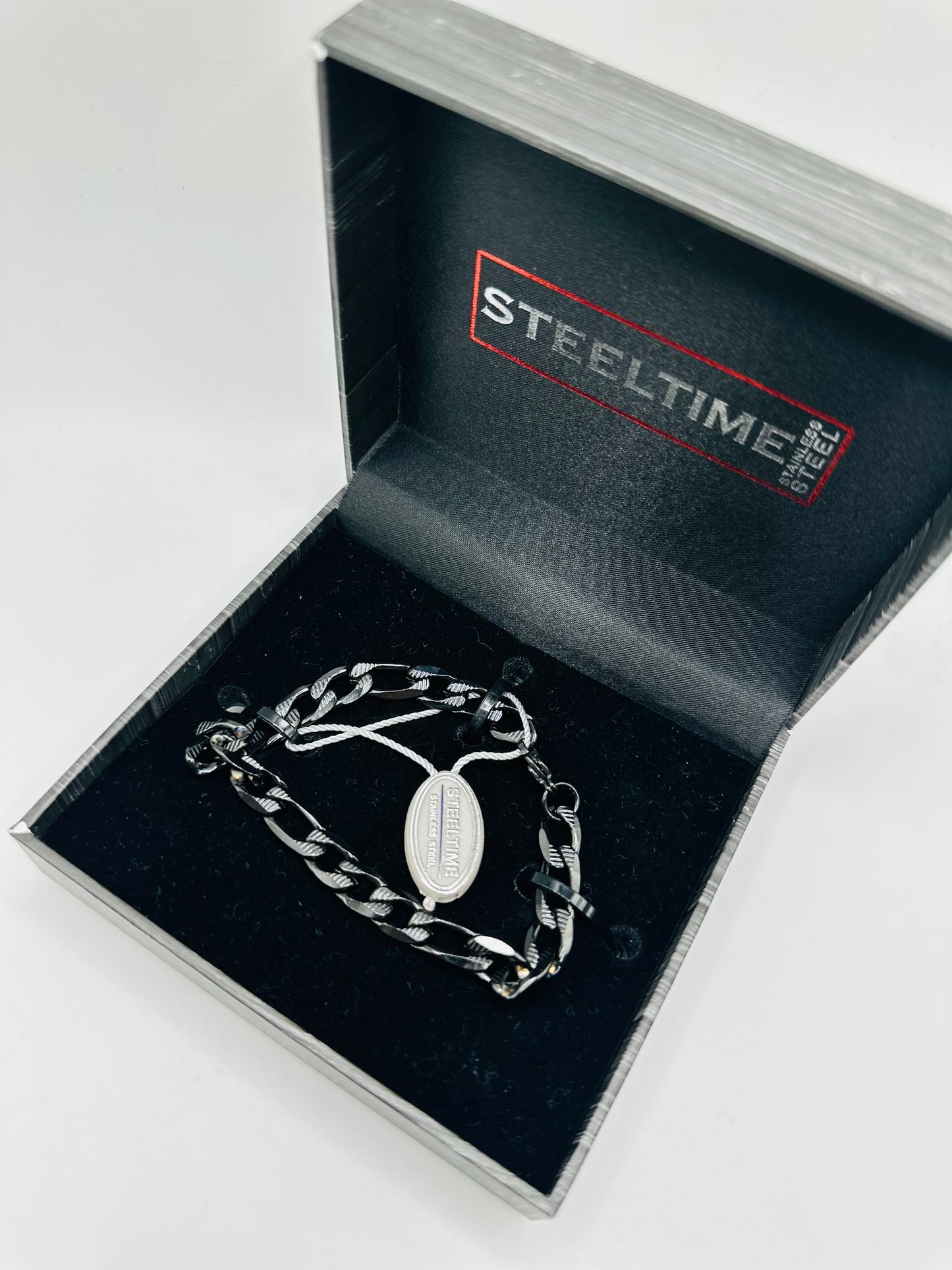 Steel time bracelet