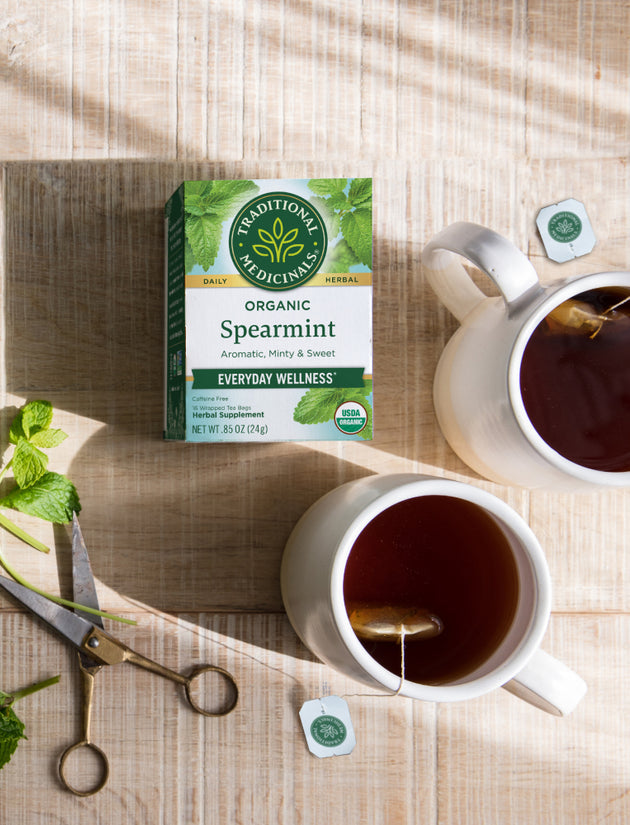 Traditional Medicinals Tea, Organic Spearmint, Supports Everyday Wellness, Healthy & Refreshing