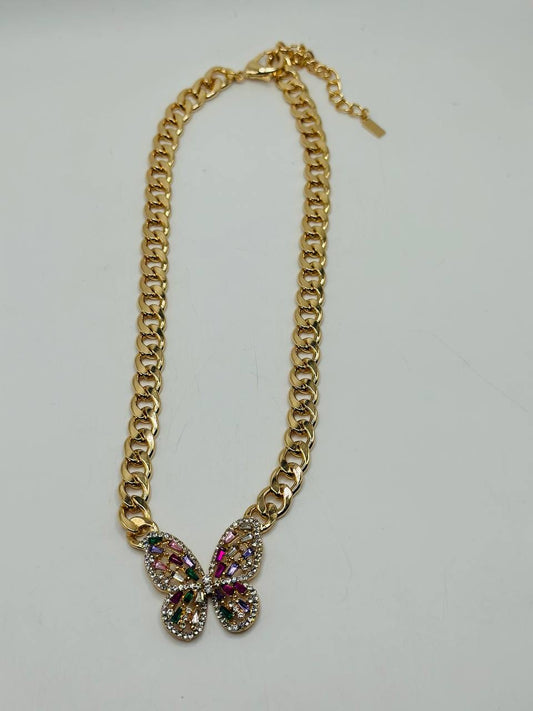 Aldo butterfly necklace