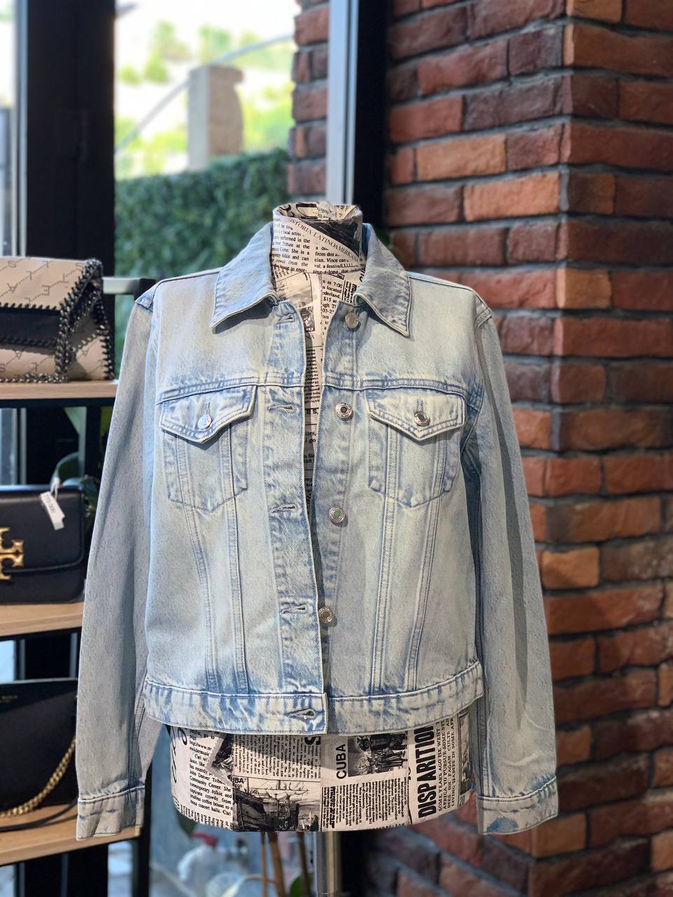 Michael kors denim jacket size medium
