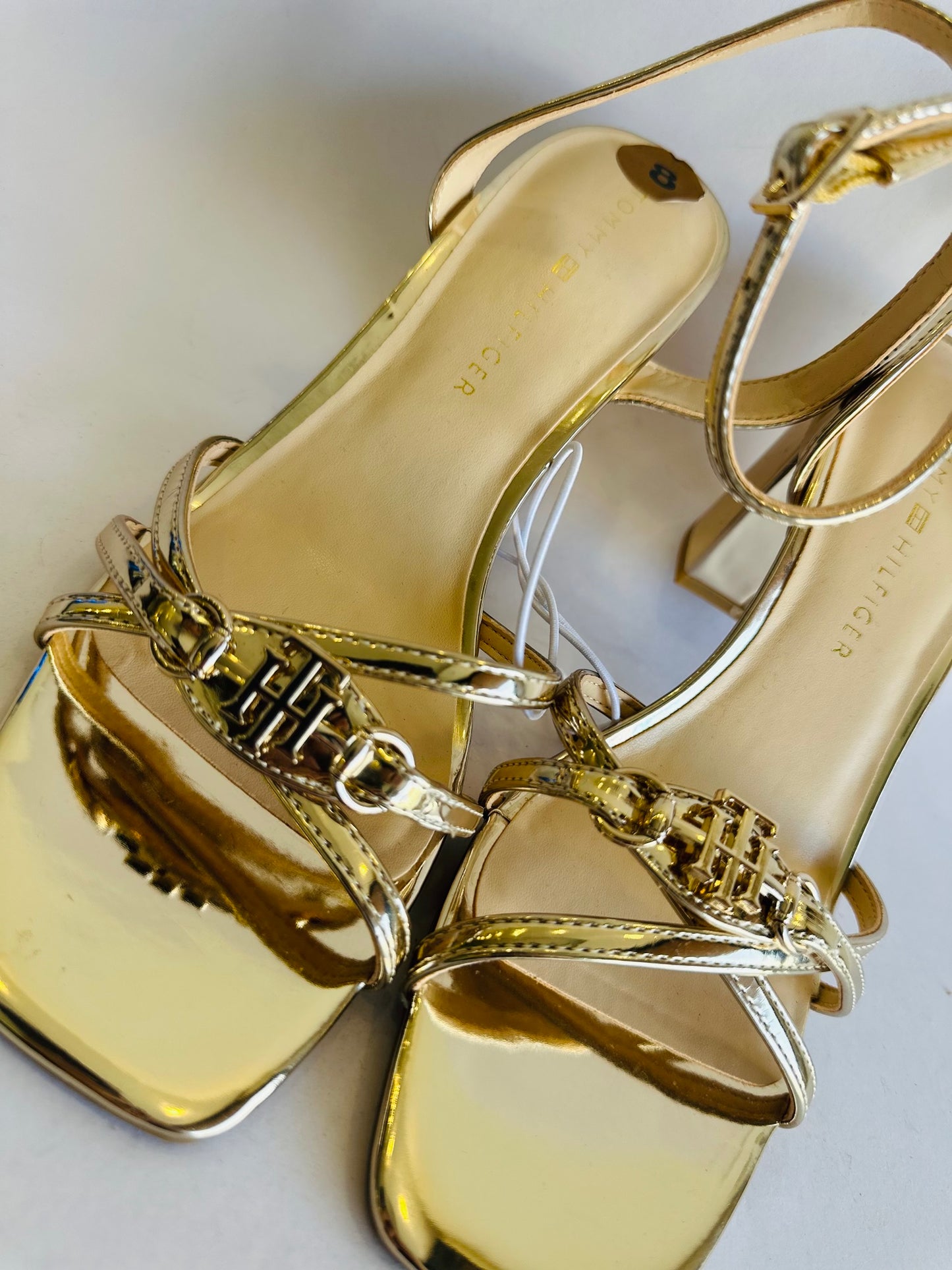 Tommy Hilfiger shoes gold size 38.5