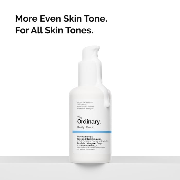 The ordinary Niacinamide 5% Face and Body Emulsion for Dark Spots & Uneven Tone