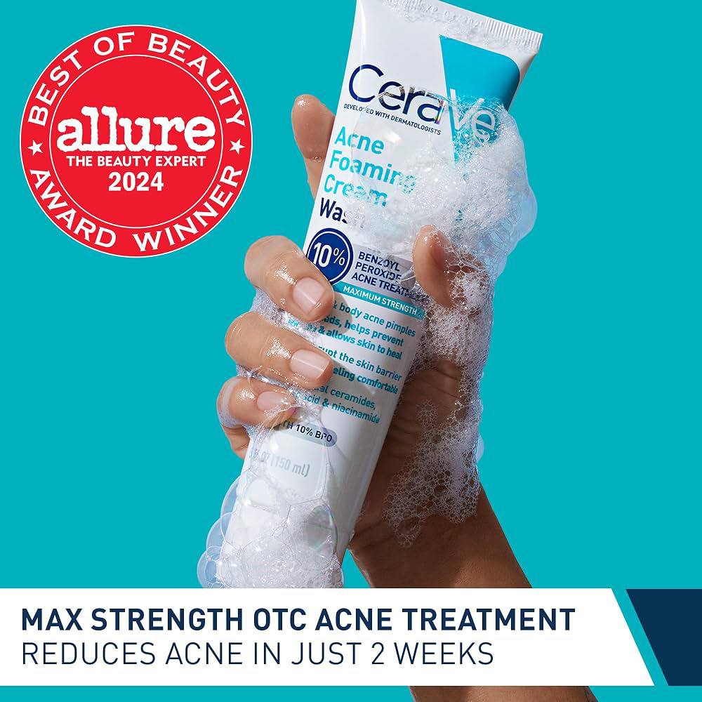 Cerave Foaming Acne Face and Body Wash