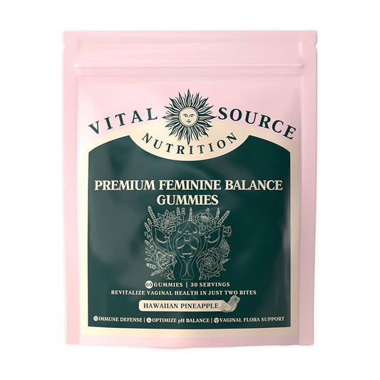 Premium Feminine Balance Gummies, for Women's Health & Wellness Immune Support