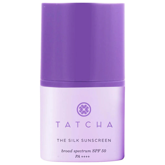 Tatcha The Silk Sunscreen SPF 50 is designed for all skin types 15ml
