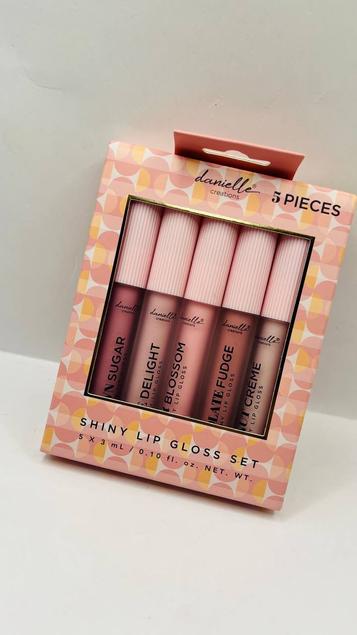 danielle crations shiny lip gloss set