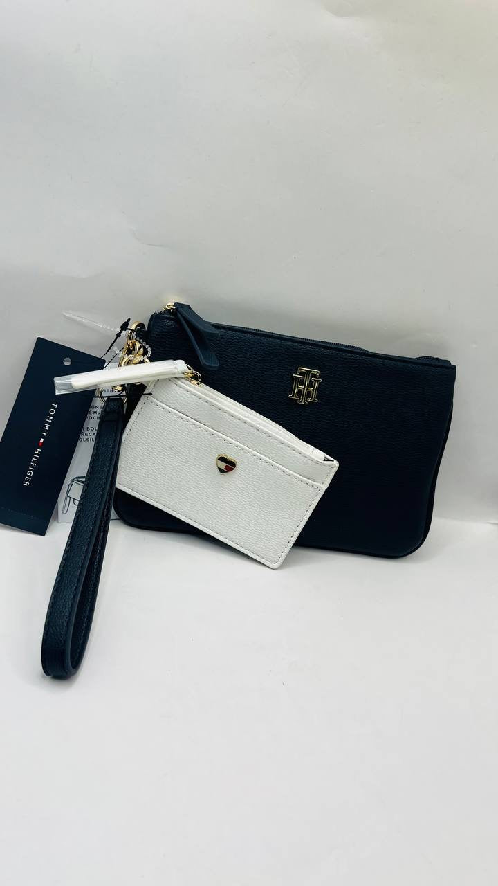 tommy hilfiger card holder and wallet