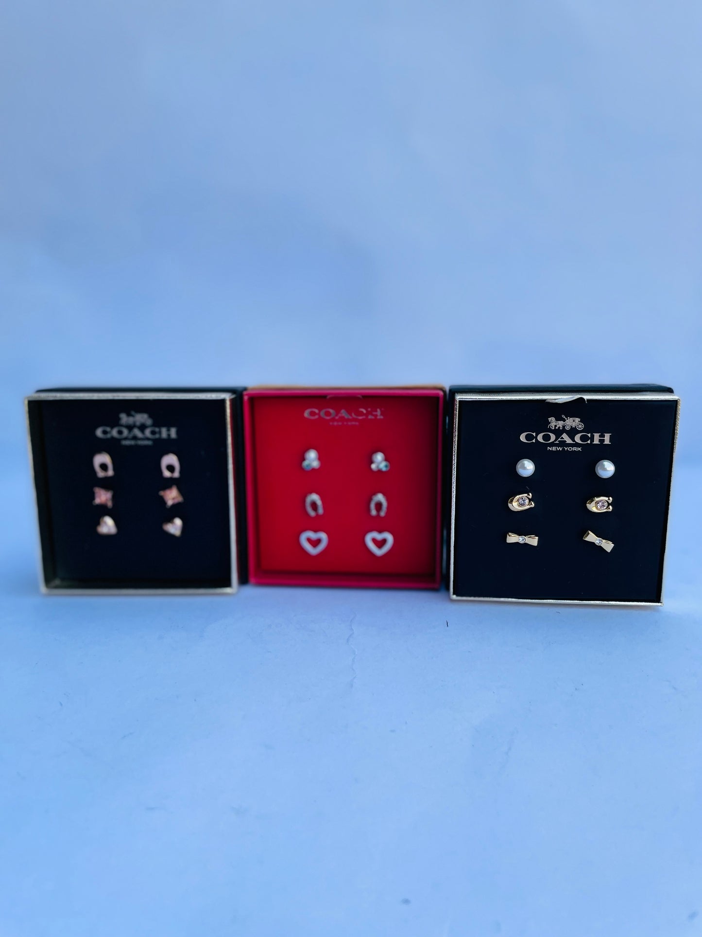 Coach earring sets