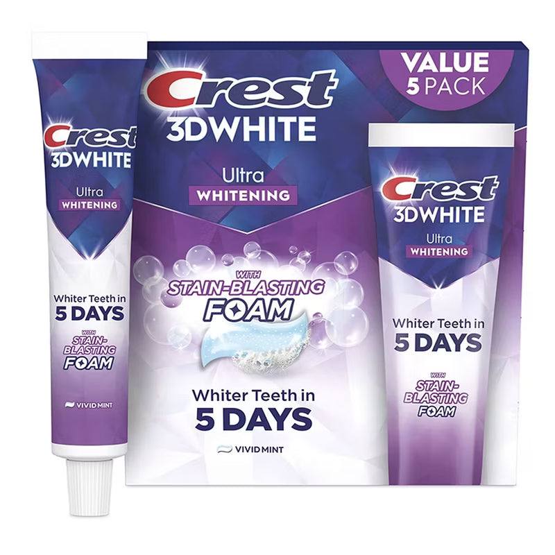 Crest 3D White Vivid Mint Ultra Whitening Toothpaste