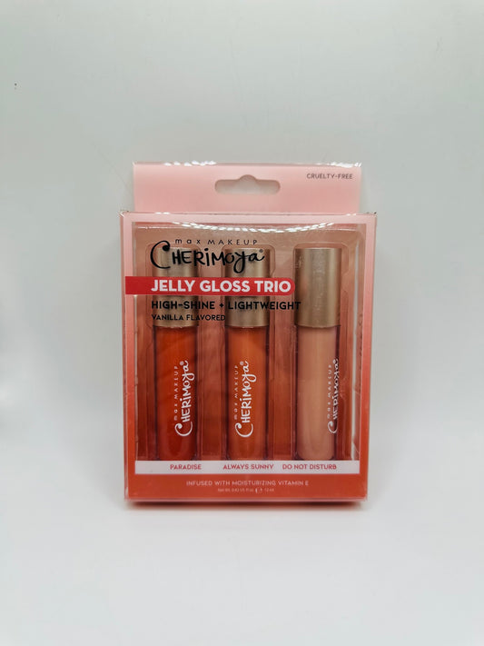 the Max Makeup Cherimoya Jelly Gloss set
