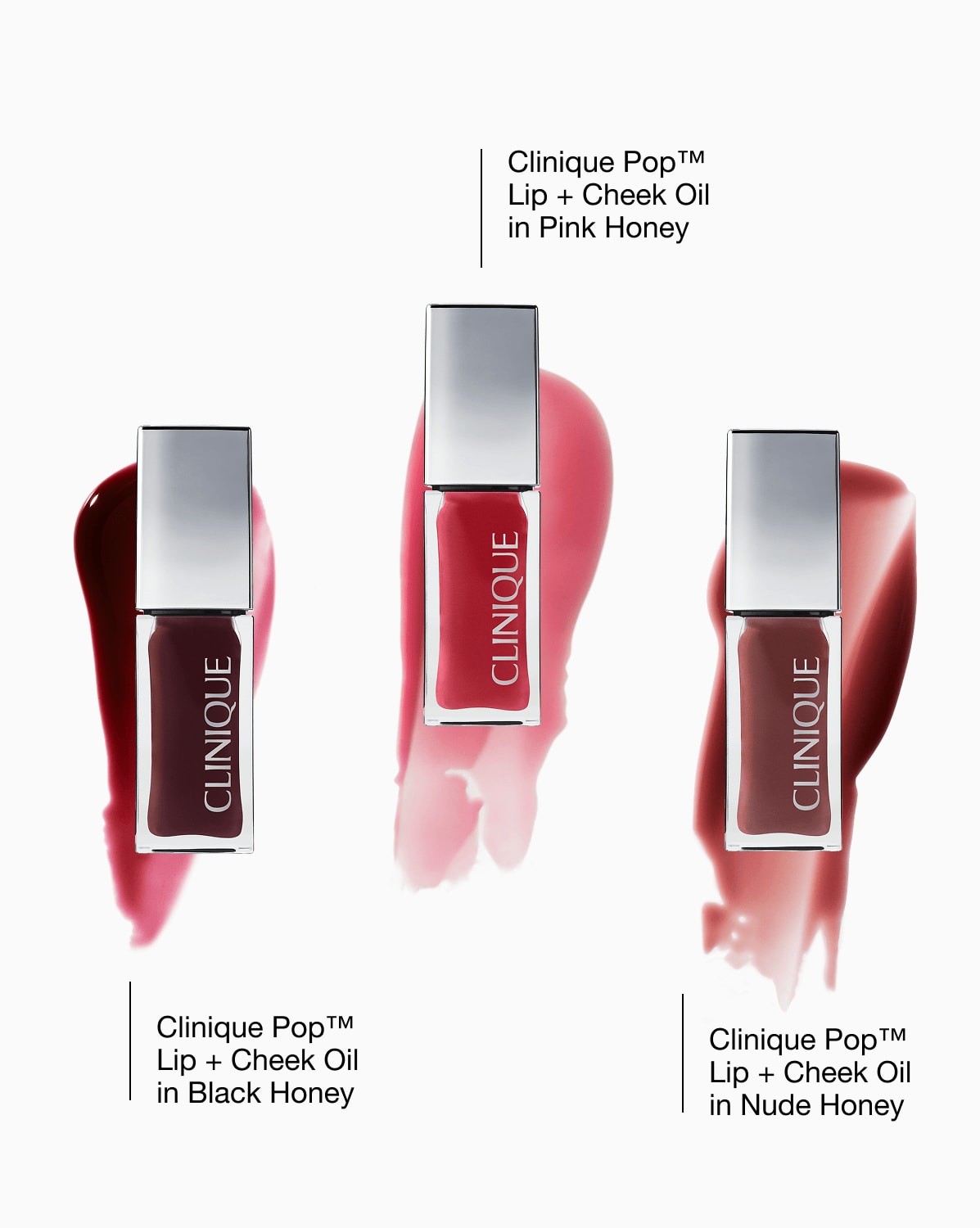 Clinique Honey Lip + Cheek Oil Trio