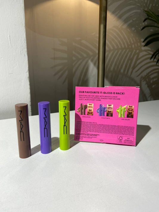 MAC Squirt Twist and Pout Lip Trio set