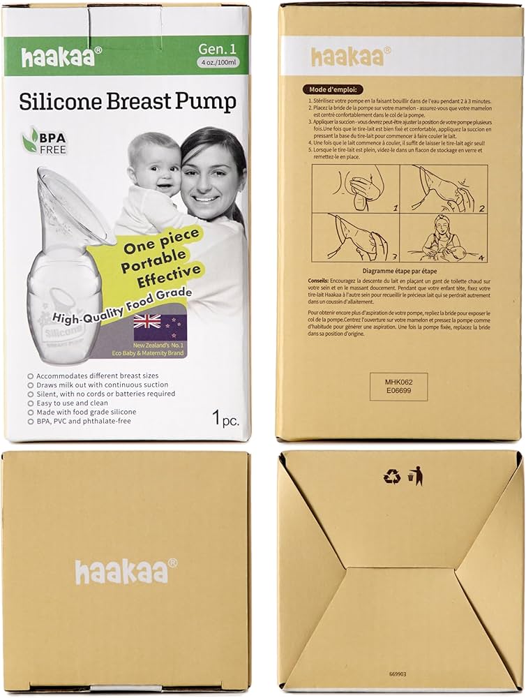 haakaa Manual Breast Pump 4oz/100ml