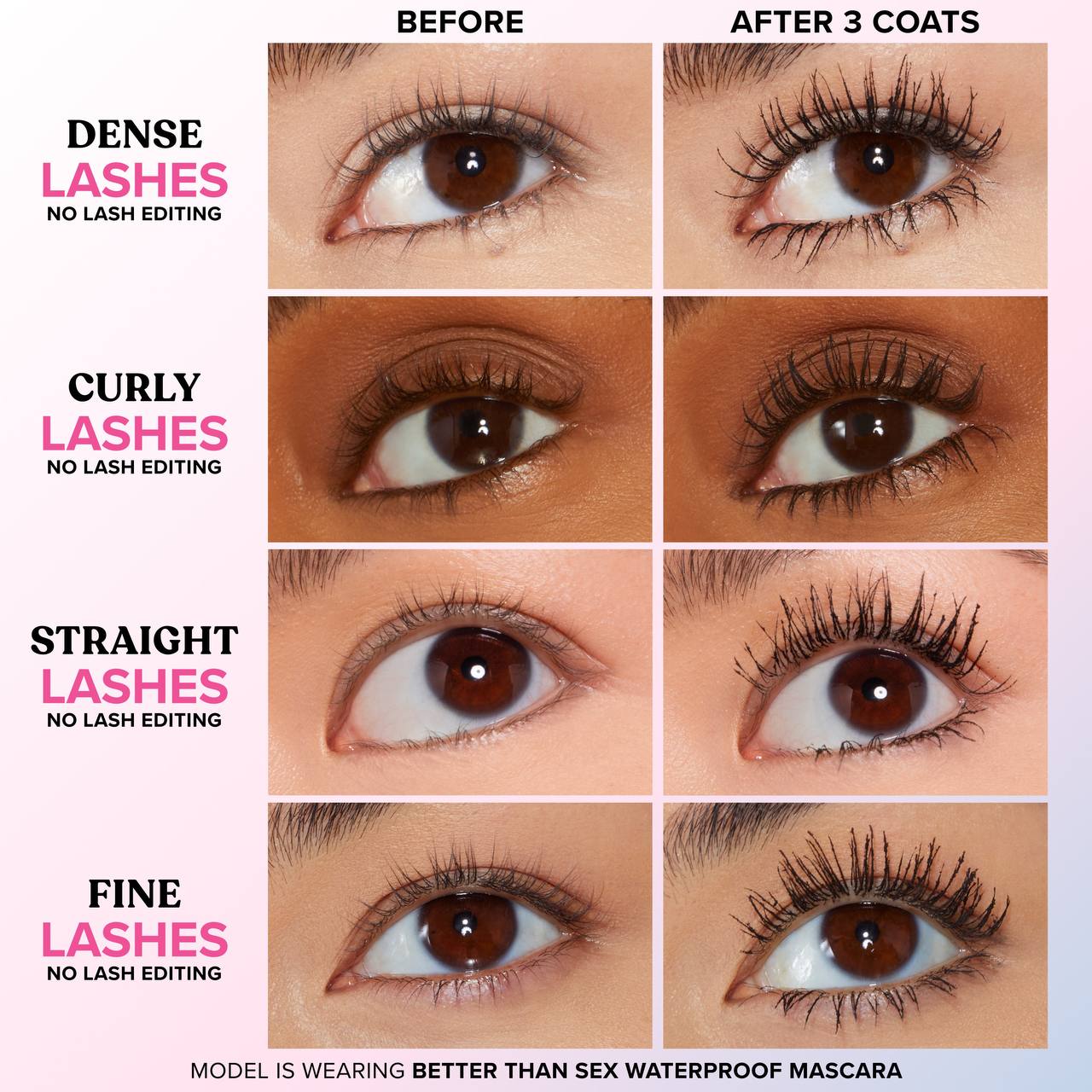Too faced Better Than Sex Waterproof Mascara