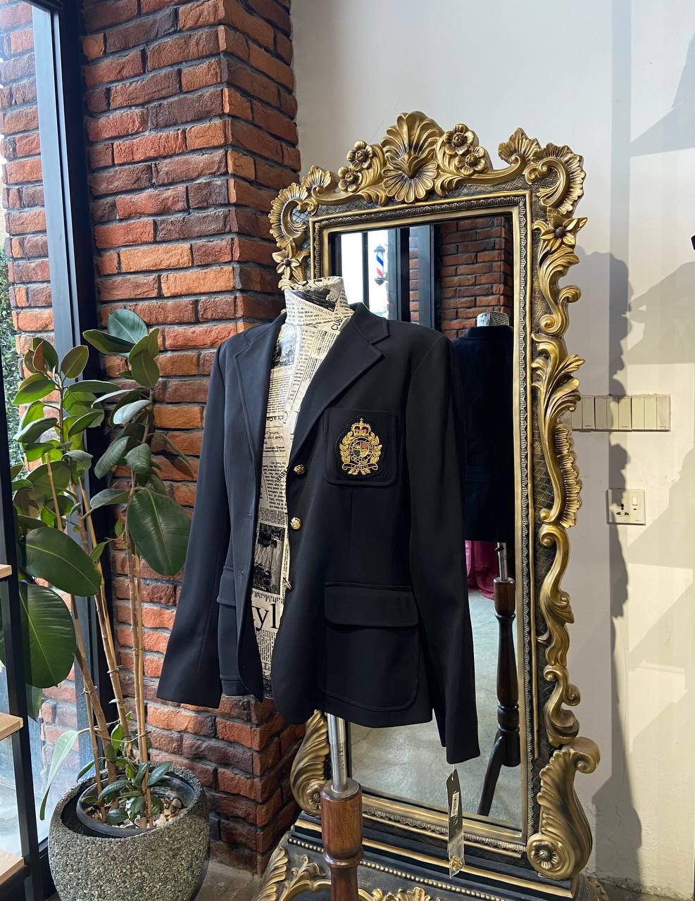 Ralph Lauren Crest Blazer (black)