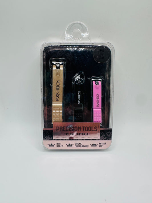 Paris Hilton Precision Tools 3 PC Nail Clipper Set