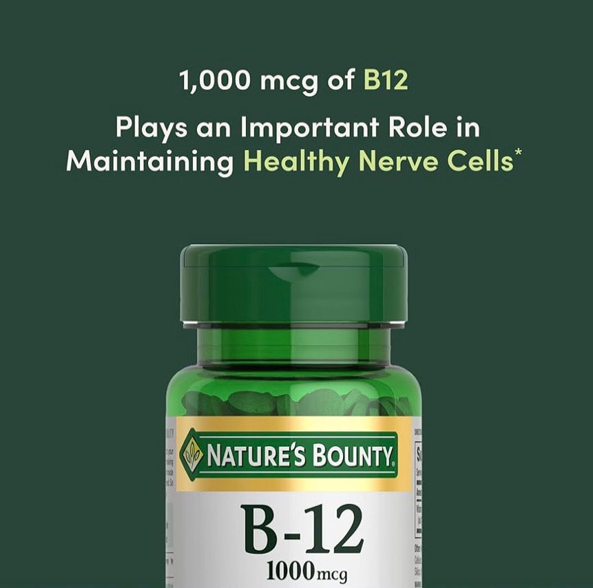 Natures bounty b-12 100 tablets
