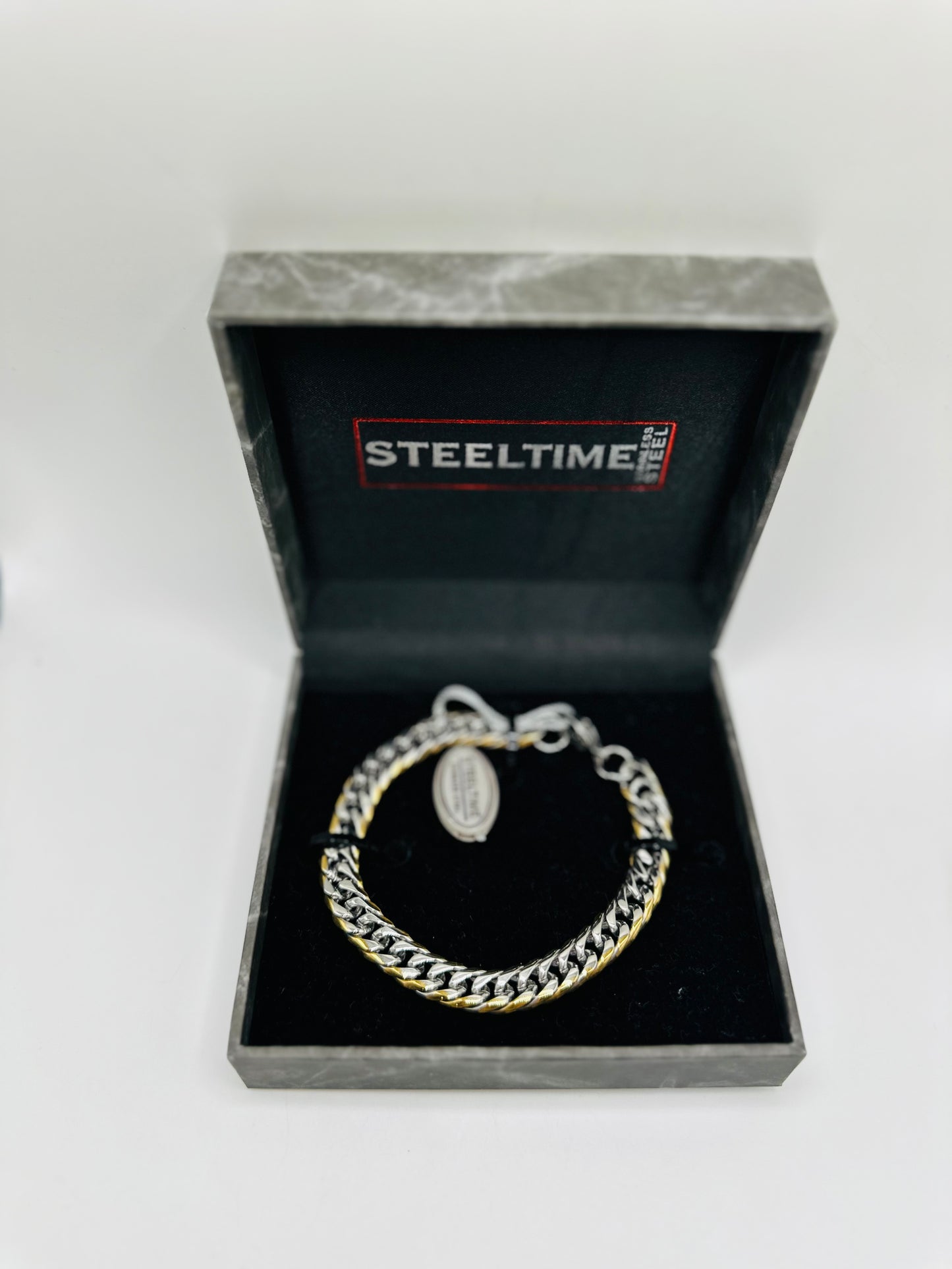 Steel time bracelet