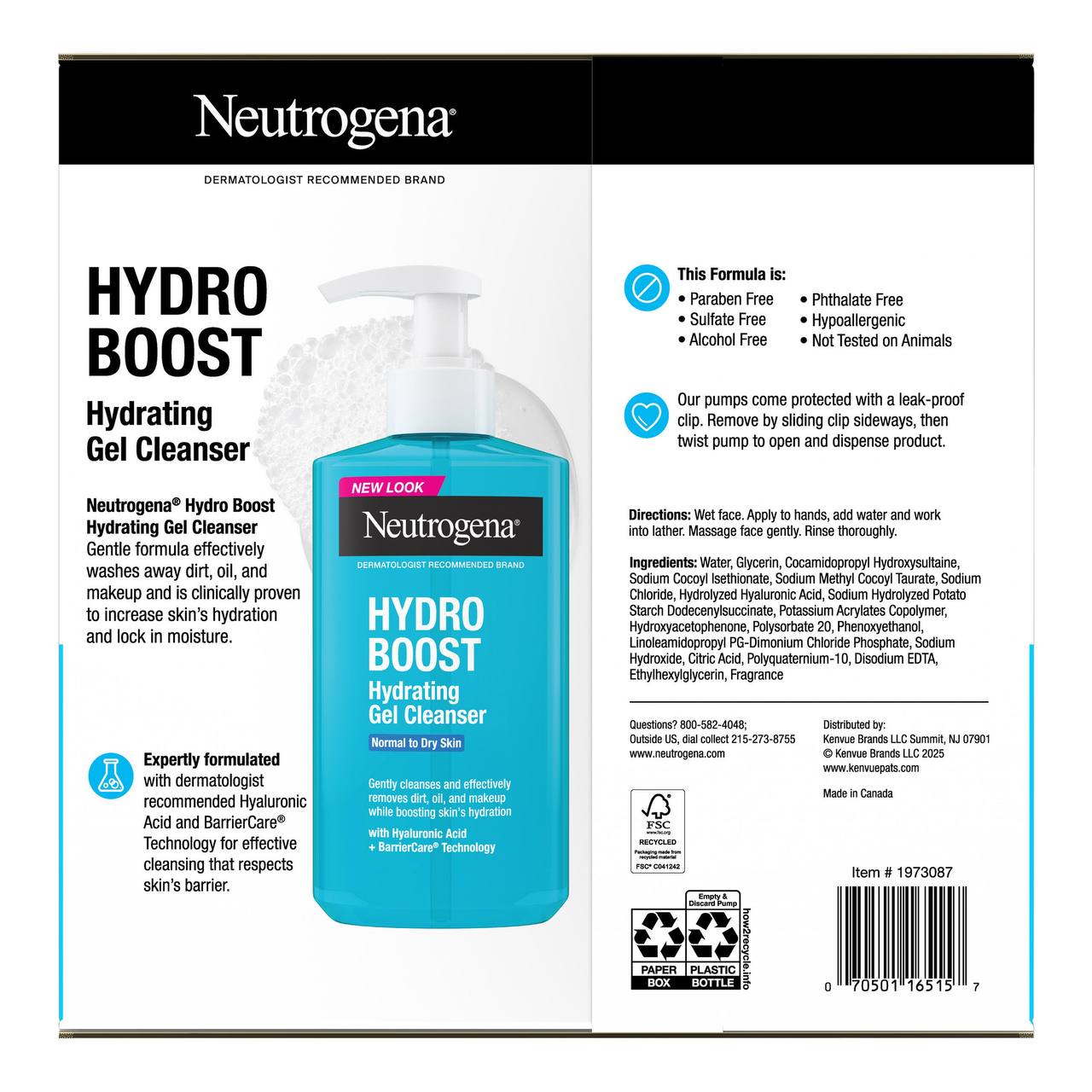 Neutrogena Hydro Boost Gel Cleanser