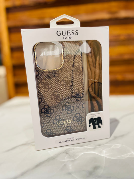 Guess phone cover iPhone 14 Pro Max with straps