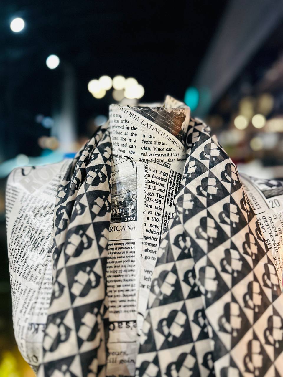 Karl Lagerfeld scarf