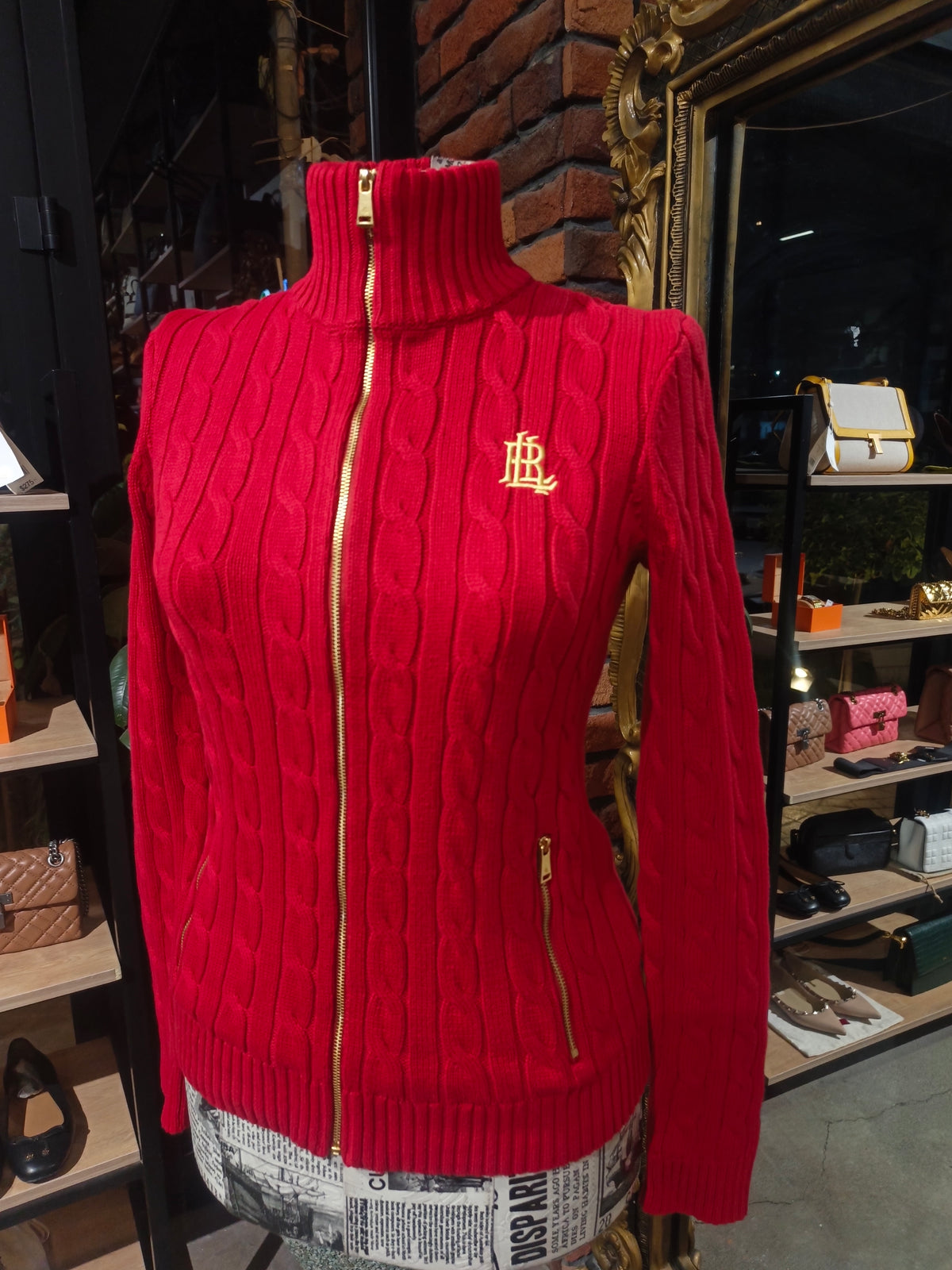 Ralph Lauren zipper sweater Xsmall