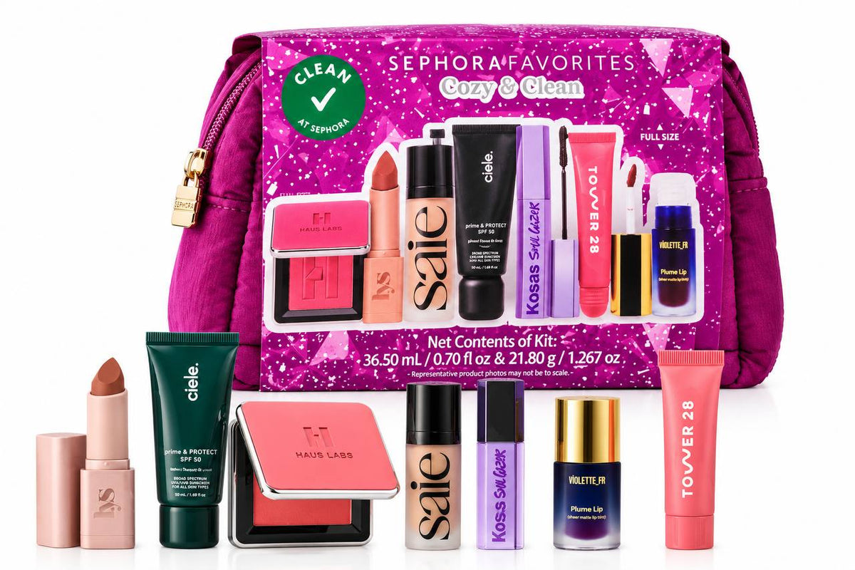 Sephora Favorites Cozy & Clean Makeup Value Set